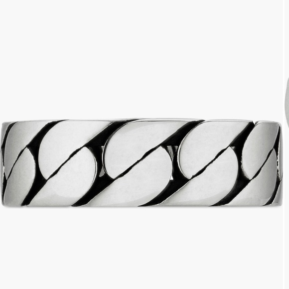 GUCCI interlocking-G sterling silver ring - Picture 2 of 5